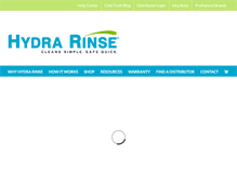 Tablet Screenshot of hydrarinse.com